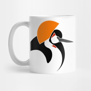 Grey Crowned Crane Mug